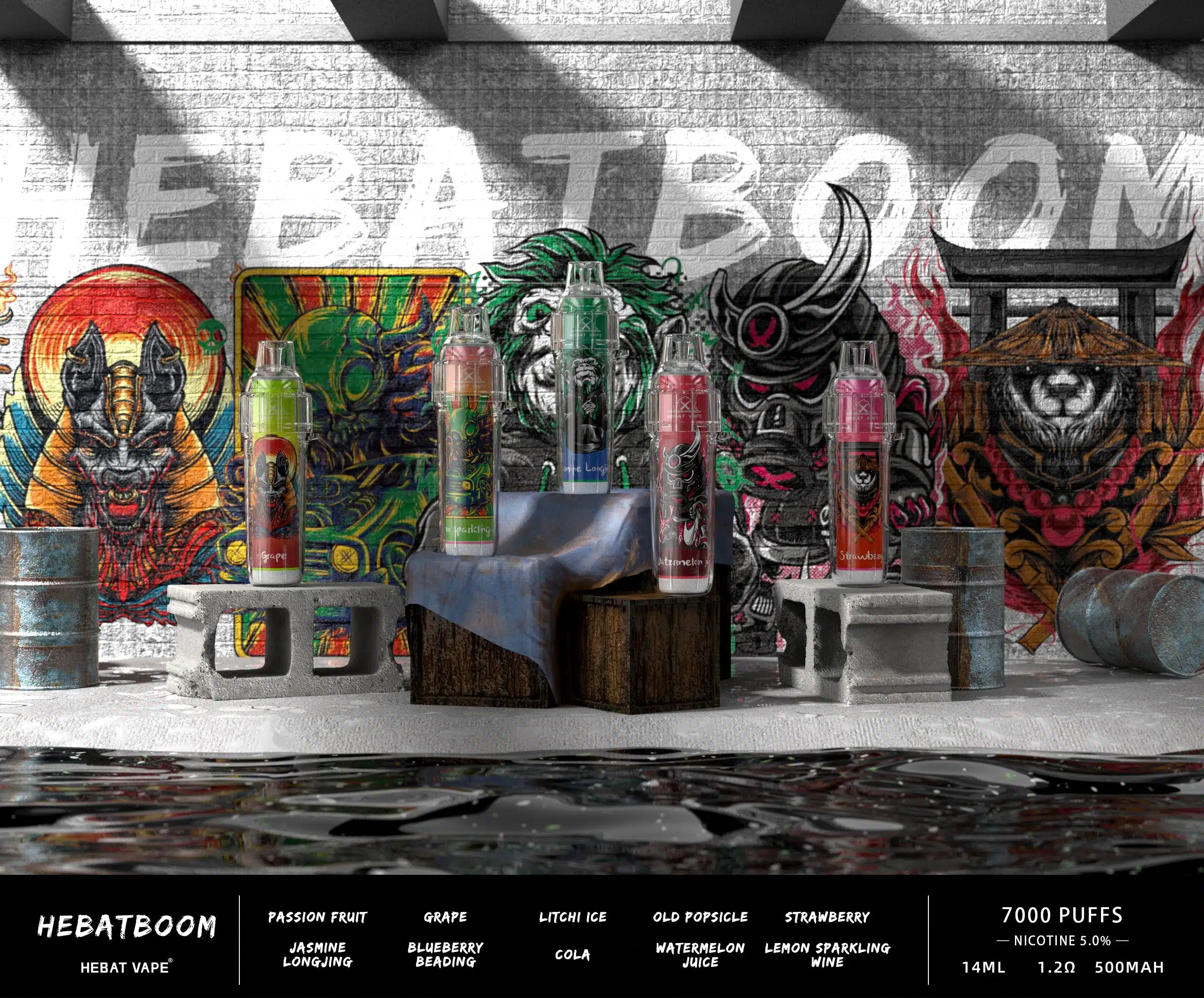 HEBATBOOM7000口 一次性電子煙