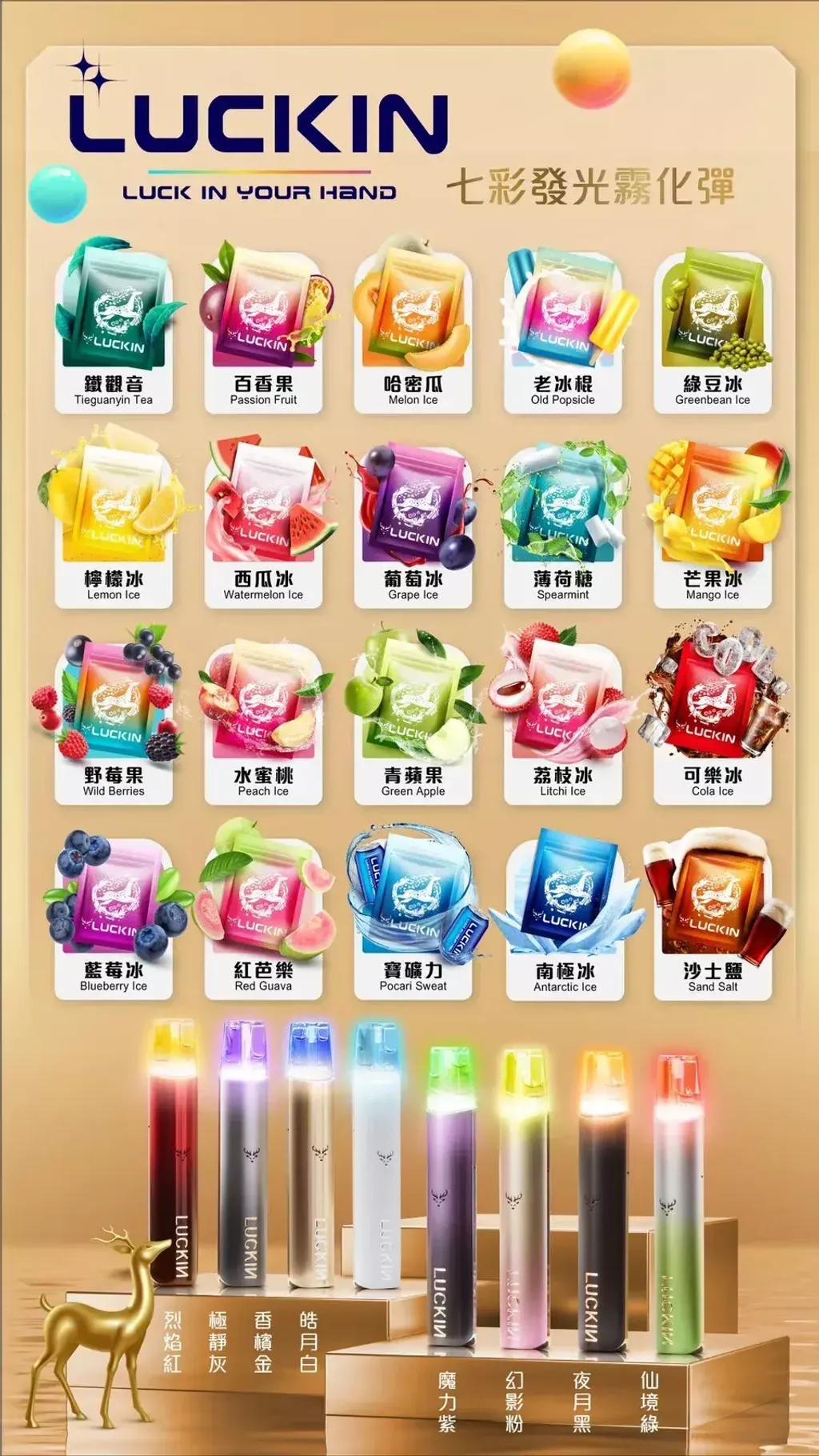 LUCKIN幸運電子菸彈